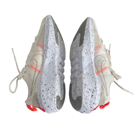 Nike Women's Crater Impact Shoes Wht/Orng/Slv. CW2386-100, Size 6 - Picture 6 of 9